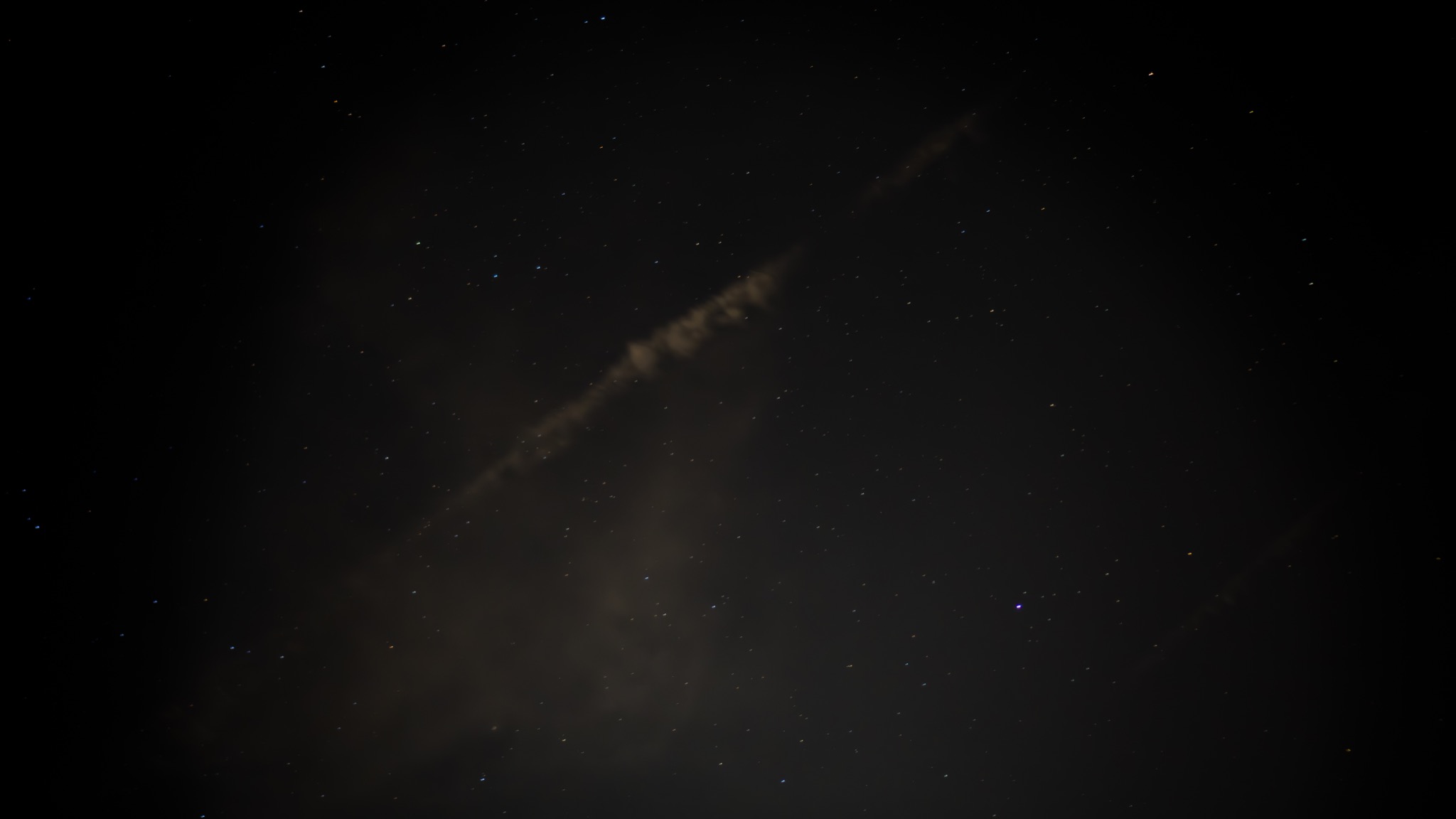 The Milky Way over open sky